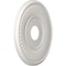 Ekena Millwork Berkshire PVC Medallion (Canopies up to 7"), 16"OD x 3 1/2"ID x 1"P, UltraCover Satin Blossom White CMP16BEGBW - alternate 5